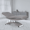 Elektrisch verstellbares Spa-Massagebett, grauer Therapietisch für den Salon