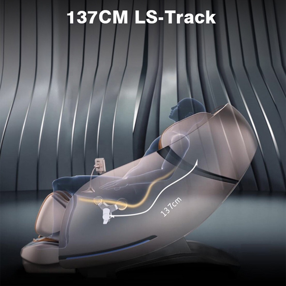 Ganzkörper-Elektro-SL-Track-Zero-Gravity-Shiatsu-Massagestuhl