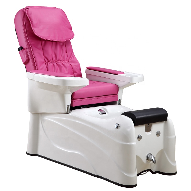 Günstiger Preis Moderne Luxus-Schönheits-Nagelstudio-Möbel Elektrischer rohrloser Whirlpool-System-Fuß-Spa-Massage-Pediküre-Stuhl