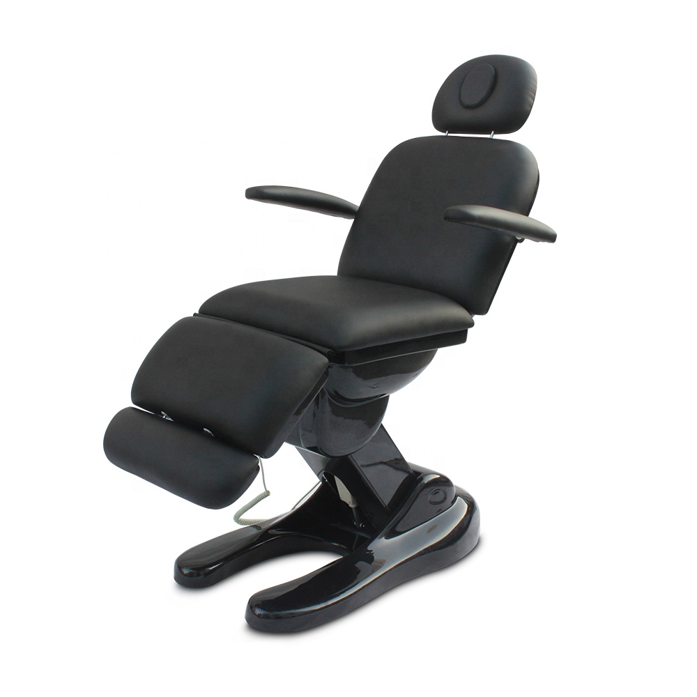Professioneller bester Massagetisch Beauty Black Electric Facial Chair