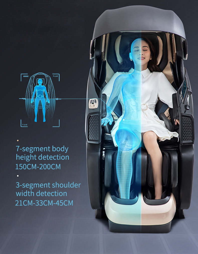 Luxuriöser 3D AI Smart Comfort automatischer Massagestuhl