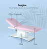 Luxuriöses bestes rosafarbenes elektrisches Massagetisch-Couch-Spa-Gesichtspeitschenbett